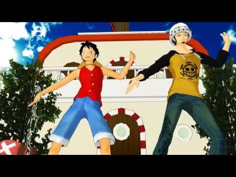 【MMDワンピ】Caramelldansen【7人でウッーウッーウマウマ(゚∀゚)】 , Duration 159.
